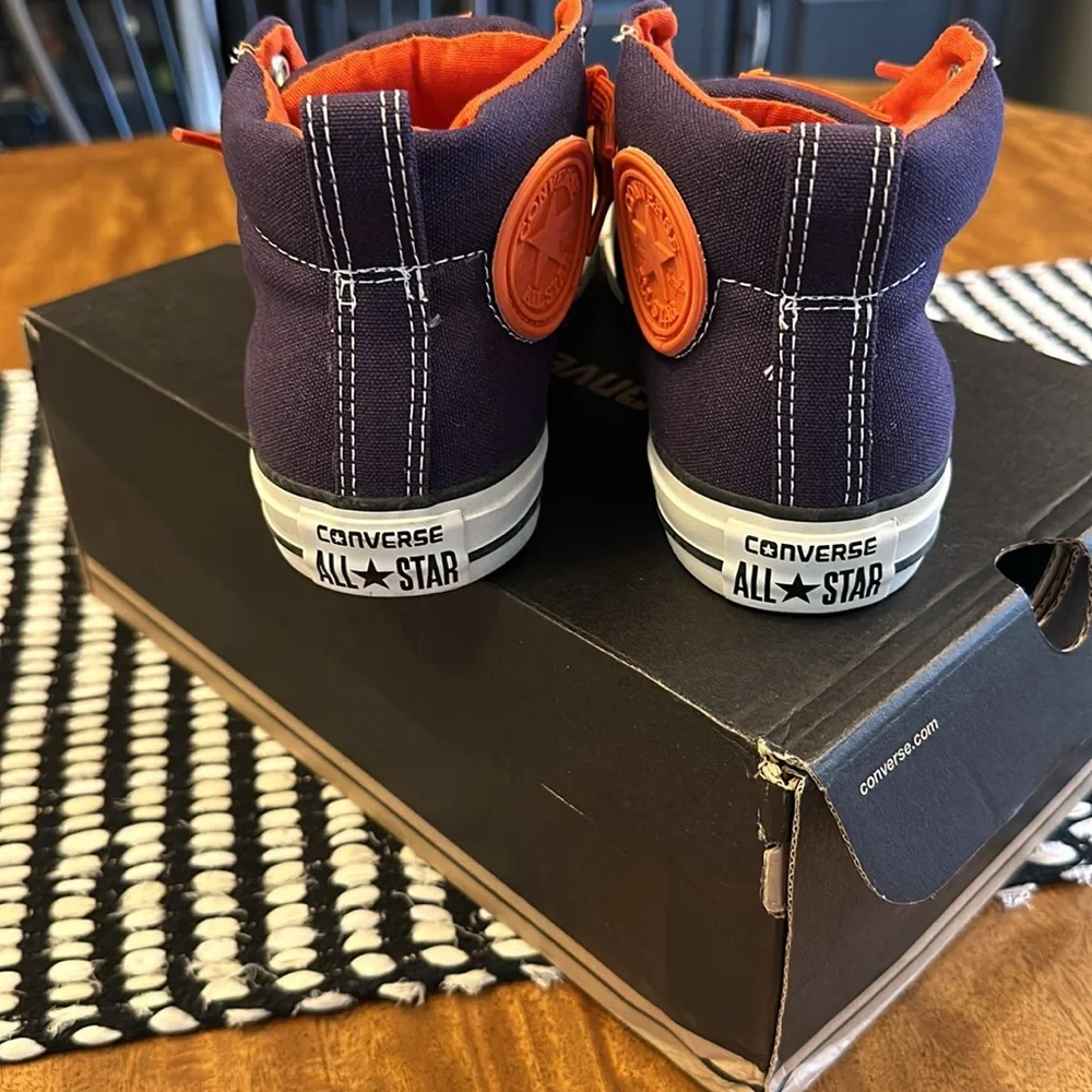 CONVERSE unisex All Star Chuck Taylor Street Mid Shoe in Dozar Blue - Picture 10 of 16